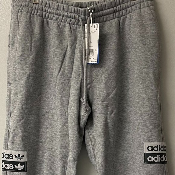 NWT! adidas D-R.Y.V. Sweatpant Jogger Large Grey LARGE - Picture 3 of 13